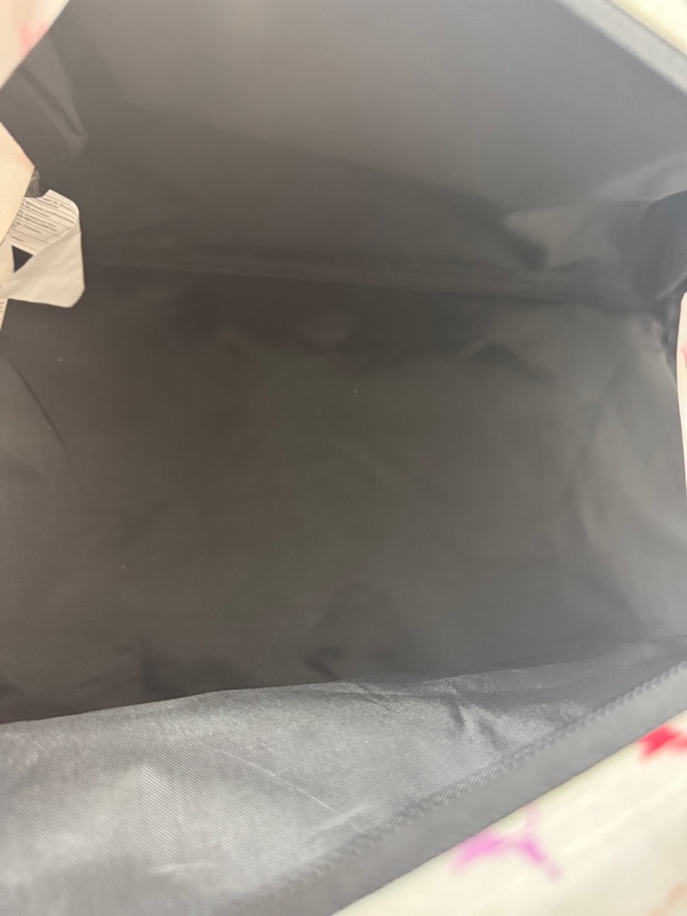 Puma Black Duffel Bag with Pink Logo and White Accents EUC - Picture 8 of 13